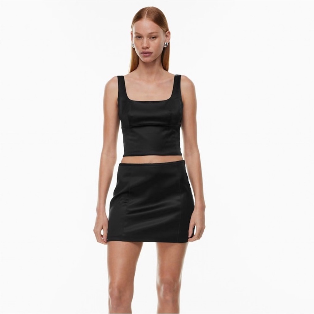 Aritzia Wilfred Shine Satin Bustier - Worn Once
